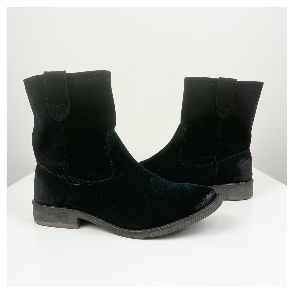 Zigi‎ Soho Cannoli Black Suede Boots Size 7.5